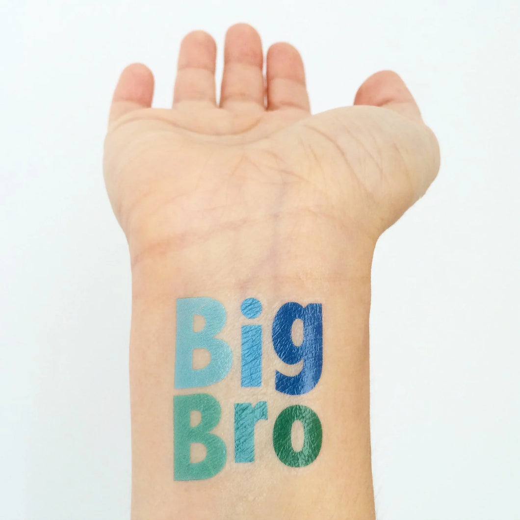 Big Bro Temporary Tattoos