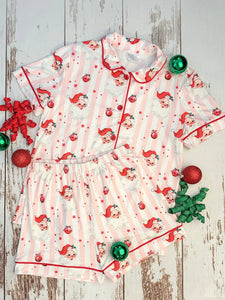 Mommy & Me Santa & Stripes Pajamas