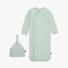Load image into Gallery viewer, Seafoam Modal Magnetic Gown &amp; Hat Set
