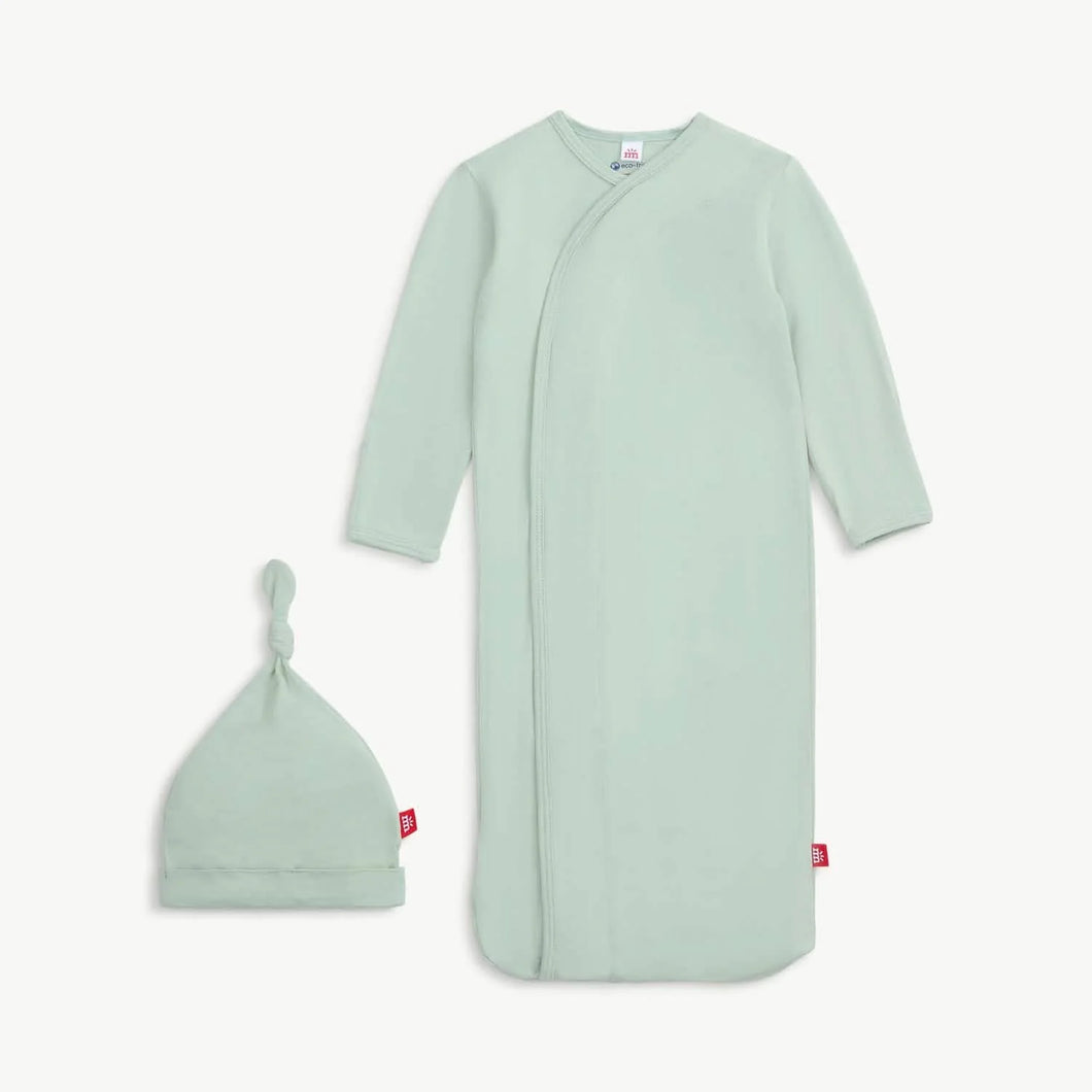 Seafoam Modal Magnetic Gown & Hat Set