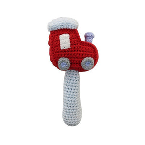 Zubels Train Crochet Stick Rattle