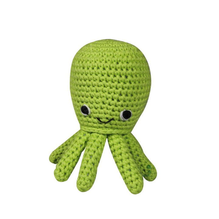 Zubels Octopus Hand Crochet Rattle