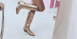 Agency Metallic Boots